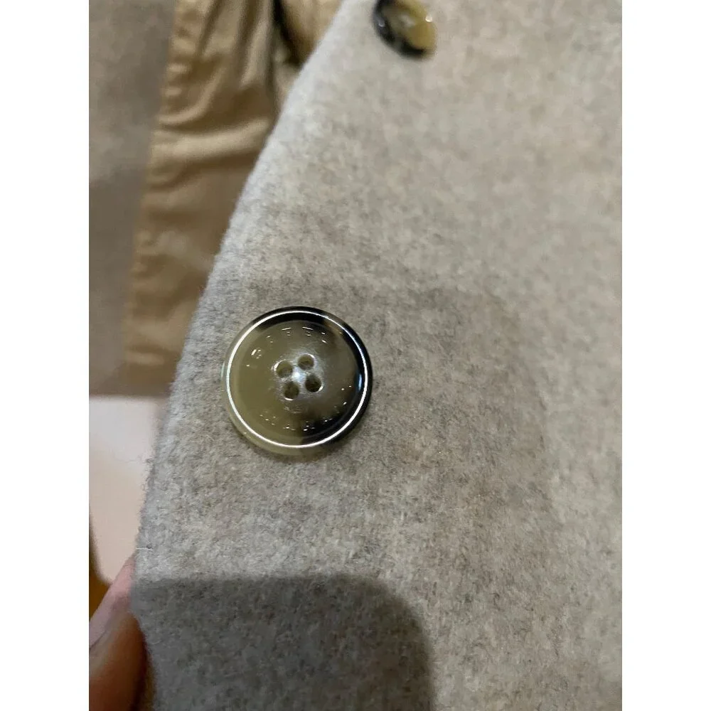 Isabel Marant Drogo Jacket Size 34 US Size 2 Sand Wool - Picture 8 of 16